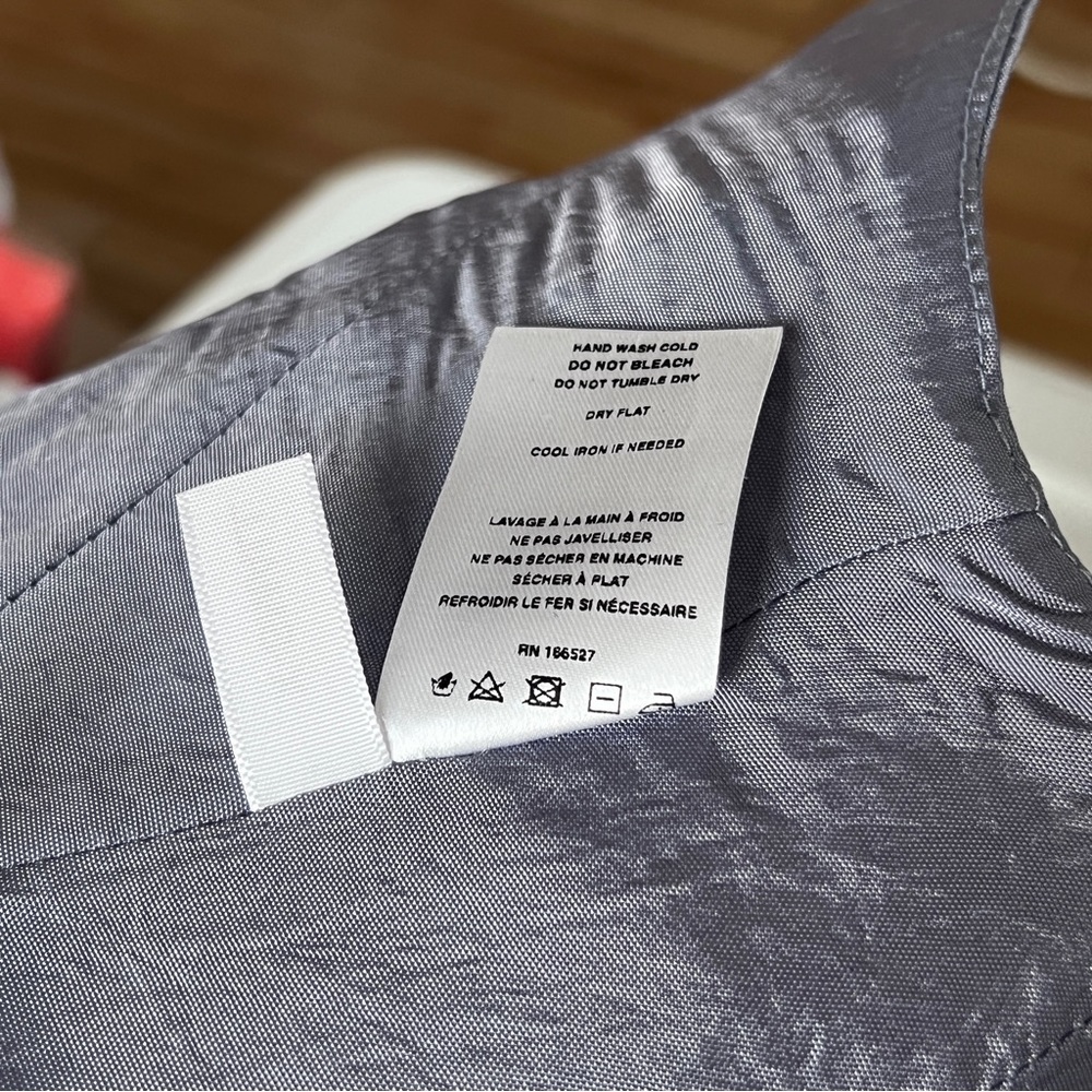 NWOT $295 Danielle Guizio Taffeta Corset Top in Lavender PerriwinkleMat Satin XS - Picture 6 of 9